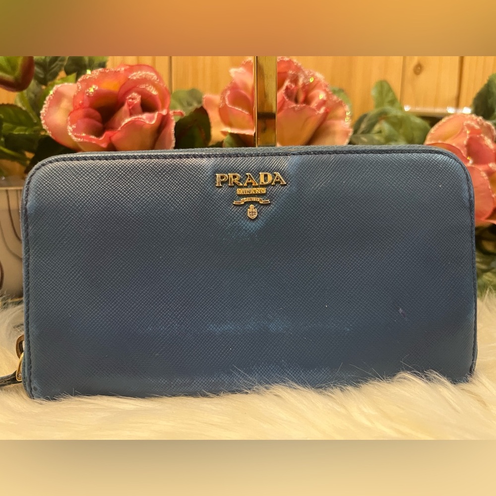 Prada Authentic Zippy Wallet